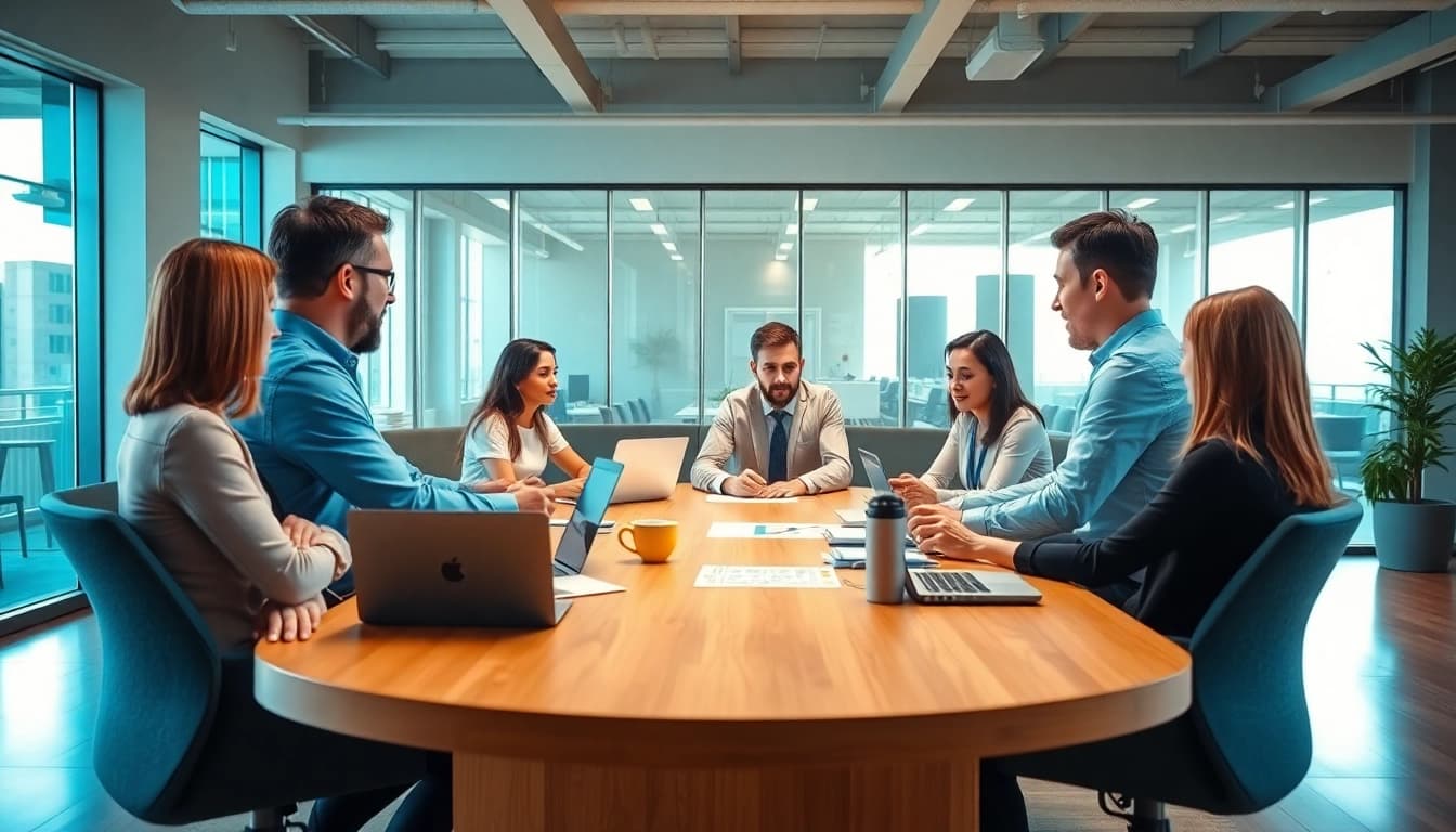 Enhancing workplace dynamics through autism at work support by showcasing diverse collaboration.
