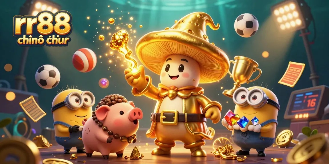 Engage in thrilling games at rr88 chính thức with rich visuals showcasing sports elements and magical characters.
