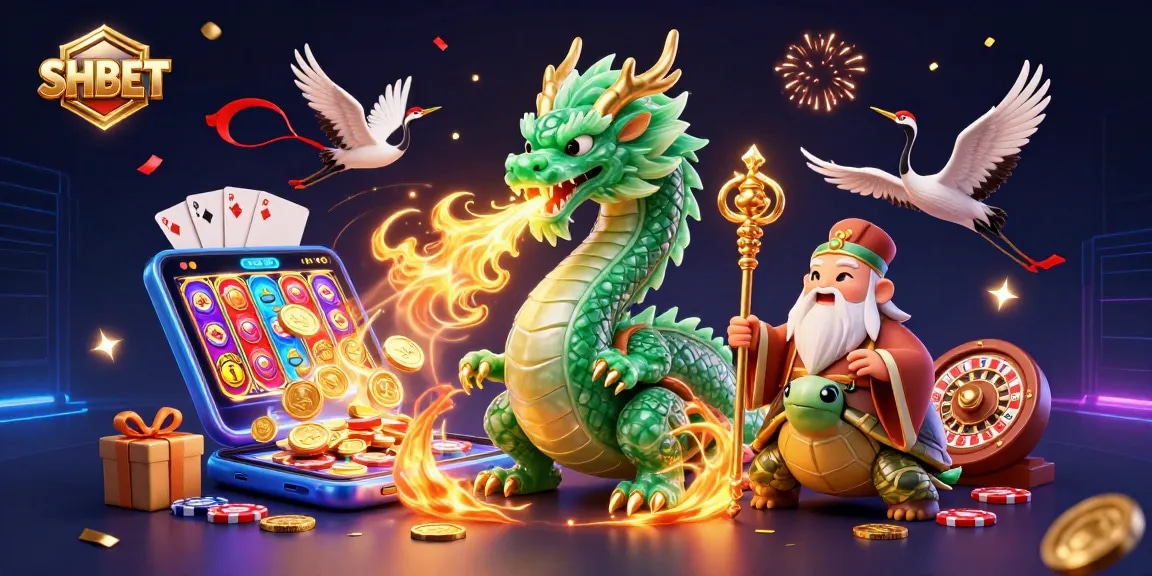 Play thrilling casino games at SHBET with dragon power and lucky features!