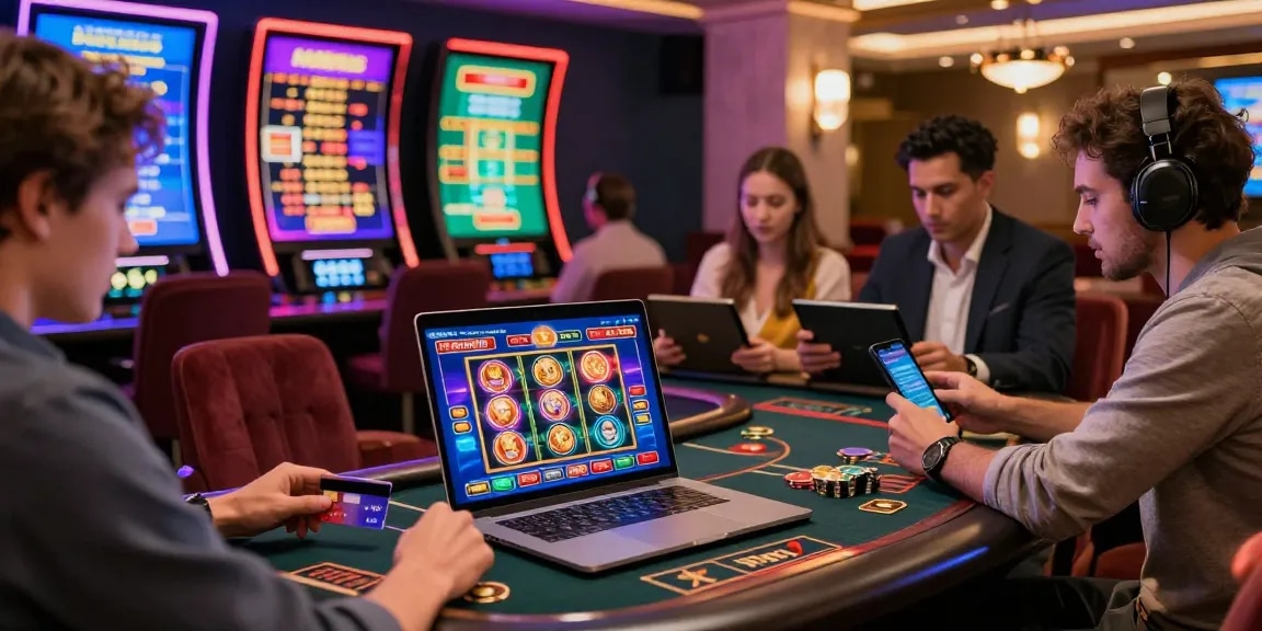 Explore credit card casinos at https://being-there.org.uk/, with players enjoying interactive gaming and easy deposits, highlighting the vibrant online casino atmosphere.