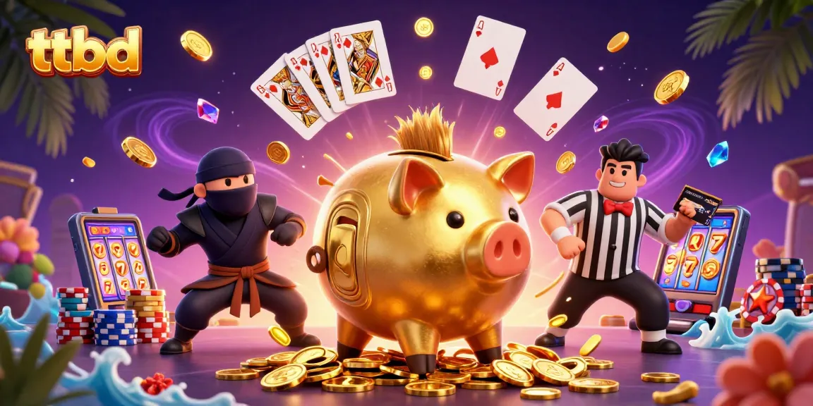 Engage in thrilling gameplay with ttbd, featuring unique characters and dazzling casino elements.
