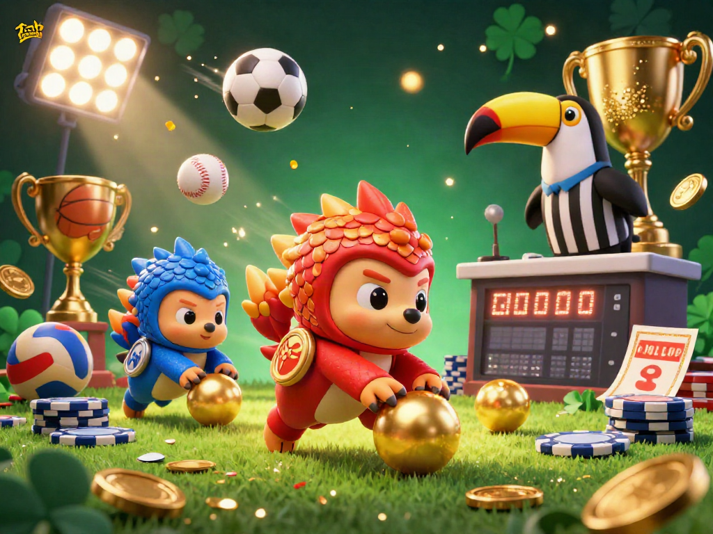 Engage with fatpirate's thrilling casino scene featuring rival pangolins bowling through poker chips in a dynamic game.