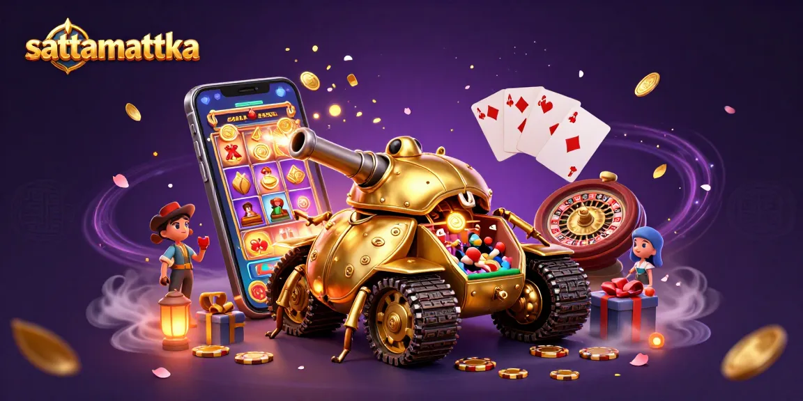 Sattamattka gaming action scene with a vibrant miniature casino inside a golden beetle tank, filled with excitement.