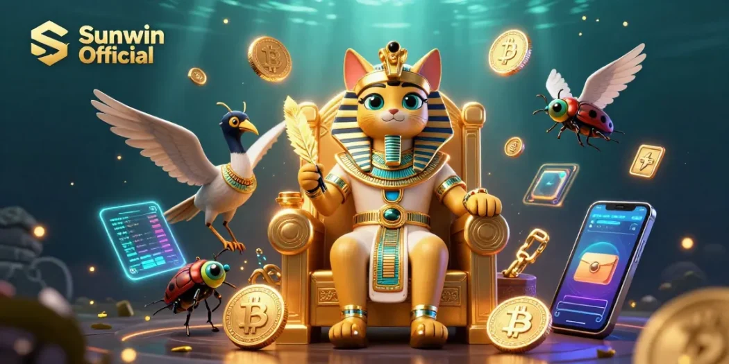 Engage in thrilling gameplay at Sunwin Official with vibrant crypto elements and captivating visuals.