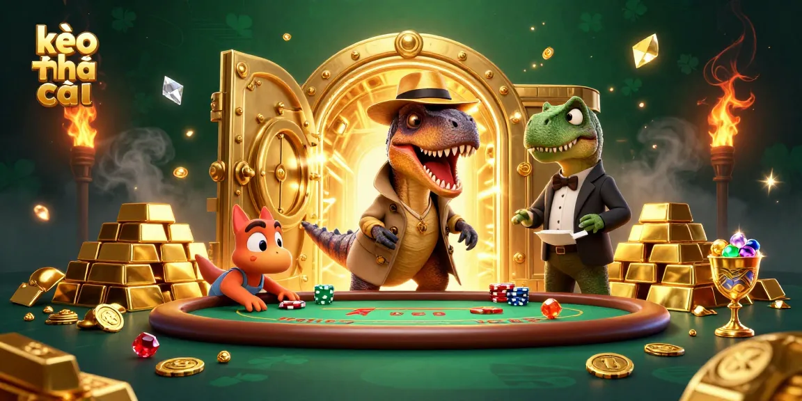 Experience the excitement of kèo nhà cái with animated characters, dynamic betting actions, and dazzling casino elements